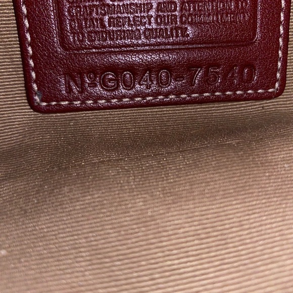 Coach 7540 Leather handbag - Picture 2 of 3